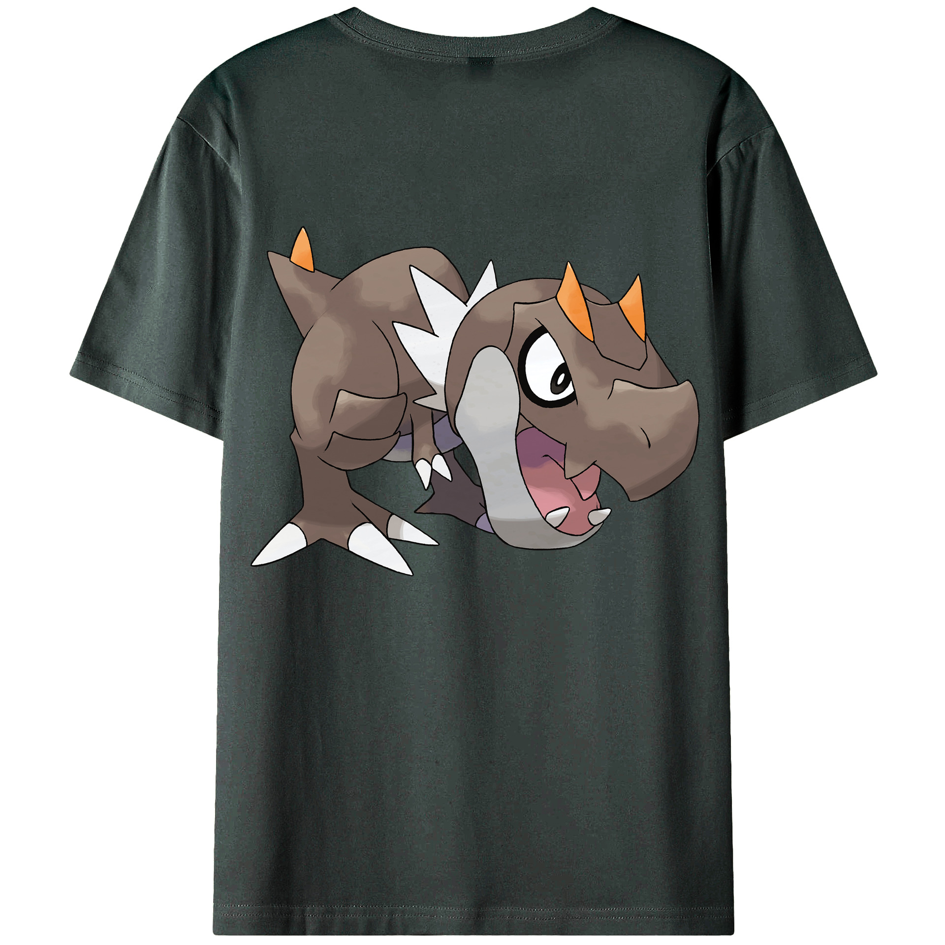 （画像用） ポケットモンスター Pokémon 綿100％ メンズ半袖Tシャツ（バックプリント） 通気性